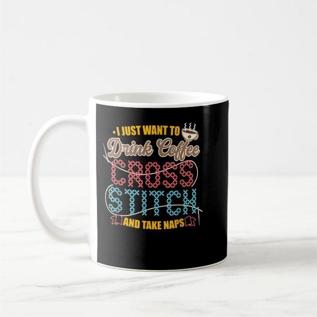 Mug Boisson de caféine à café croisé (Gauche)