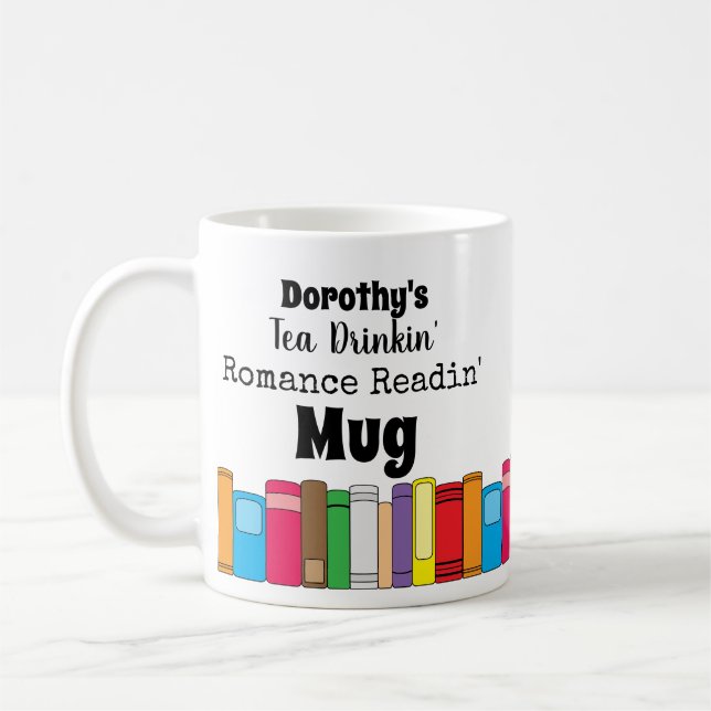 Mug Boisson de thé, Romance Lecture Livres (Gauche)