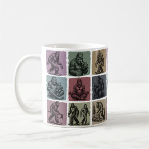 Mug Boisson Rétro Bigfoot Cadeau Vintage Sasquatch