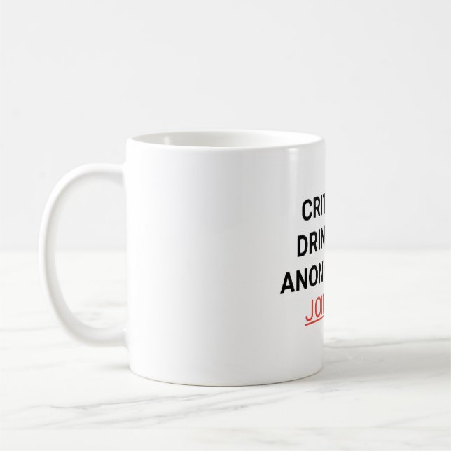 Mug Boissons critiques anonymes (Gauche)
