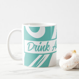 Mug Boissons Et Whisper Turquoise À La Mode