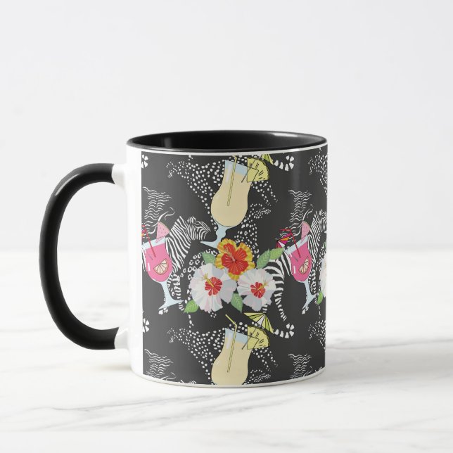 Mug Boissons tropicales avec des animaux (Gauche)