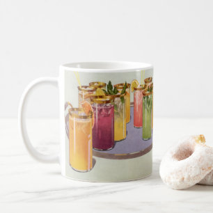 Mug Boissons vintages, boissons avec glaçons sur plate