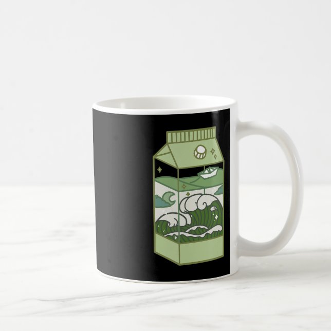 Mug Boîte à lait esthétique oeuvre Cute Kawaii Otaku A (Droite)