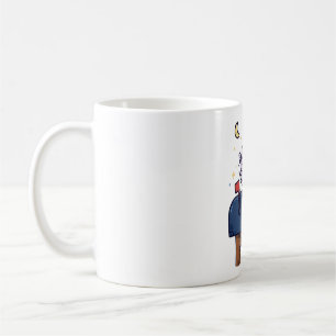 Mug Boîte aux lettres hantée Lettres de fantômes Art d