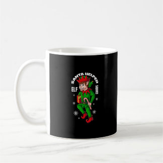 Mug boîte cadeau d'aide elf père Noël
