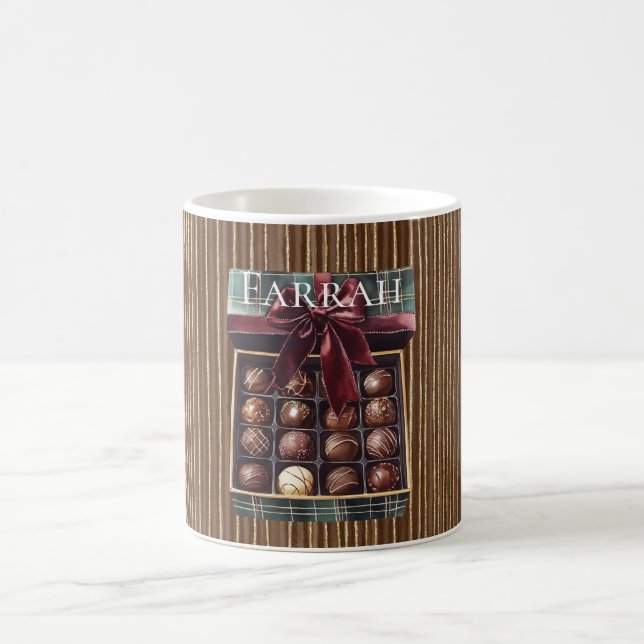 Mug Boîte de Chocolats de Noël (Centre)
