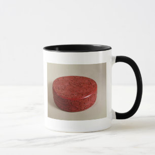 Mug Boîte rouge de laque décorée des pivoines, 1426