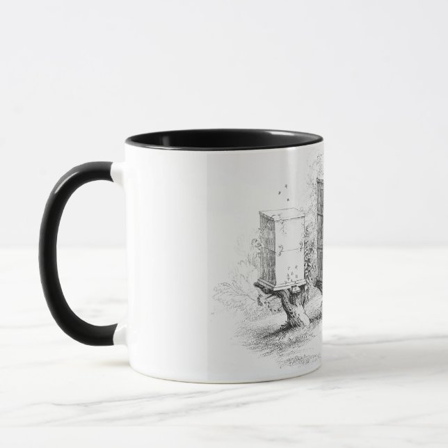 Mug Boîtes d'abeilles vintages Miel (Gauche)