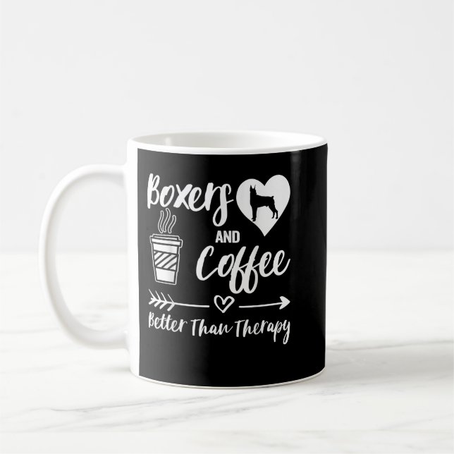 Mug Boîtes Et Café Boxer Maman Boxer Papa Boxer (Gauche)