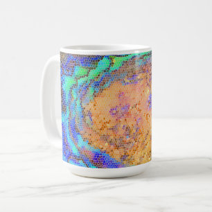 Mug Boîtier en verre lisse Mosaïque Abstraite