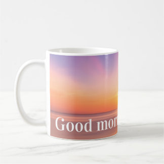 Mug Boker Tov & Bonjour sur lever de soleil