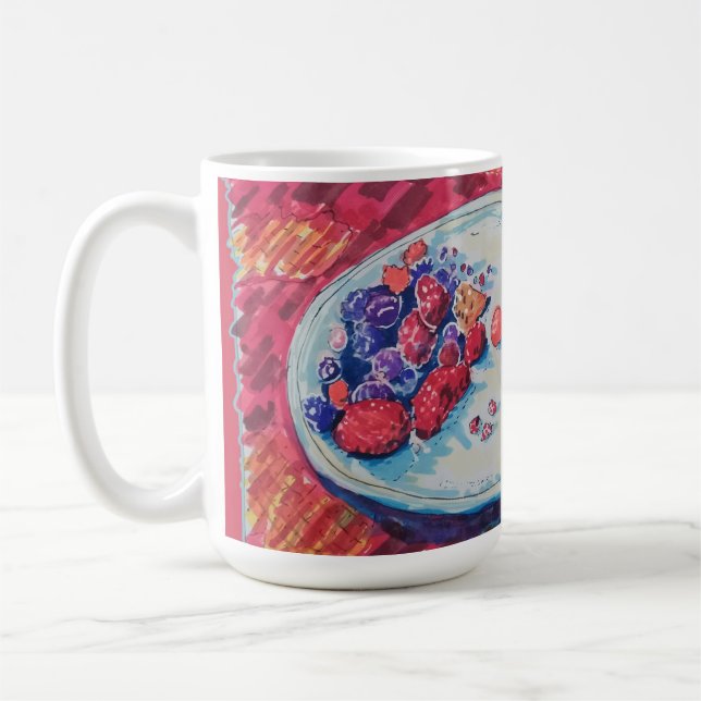 Mug Bol de Fruits Rouges (Gauche)