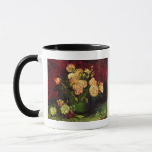 Mug Bol de Pivoines et Rose,Vincent van Gogh