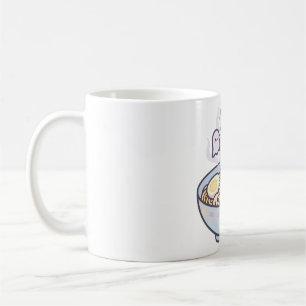 Mug Bol Halloween d'un bol de ramen avec des fantômes