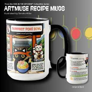 Mug BOL POKÉ PARFAIT - CHAT SUIE Recette du Musée d'A