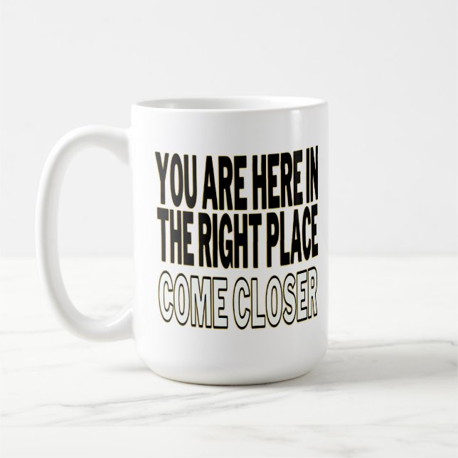 Mug Bold Motivational Text (Gauche)