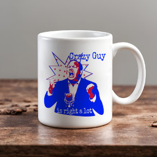 Mug Bold Patriot fou de conspiration mème liberté amou