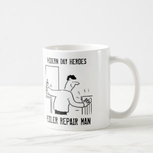 Mug Bolier Réparateur. Cadeau de l'ingénieur du chauff