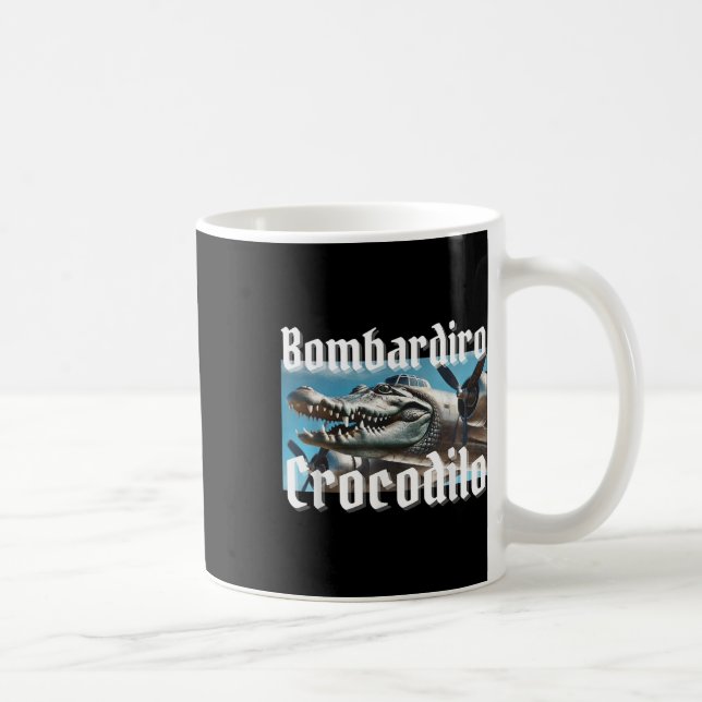 Mug Bombardiro Bombardino Crocodilo Funny Brai italien (Droite)