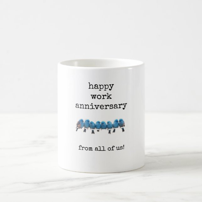 Mug Bon Anniversaire du travail de nous tous (Centre)
