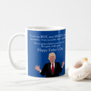 Mug Bon cadeau de Fête des pères pour papa Donald Tr