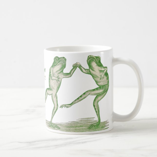 Mug Bon cru de danse de grenouilles de temps (Droite)