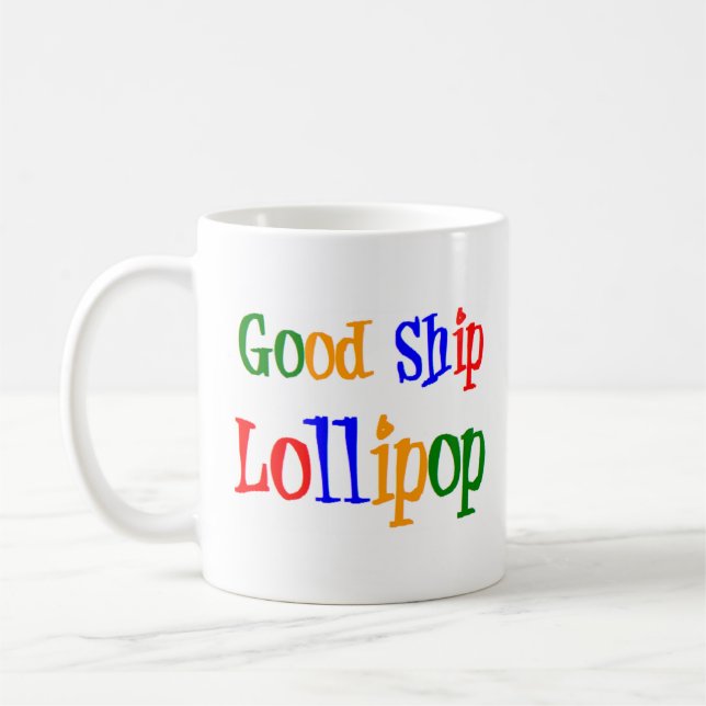 Mug bon navire lollipop (Gauche)
