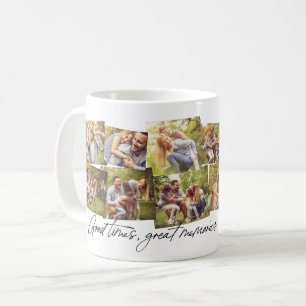 Mug Bon temps grands souvenirs 12 photo collage de fam