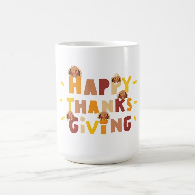 Mug Bon thanksgiving cadeau unique (Centre)