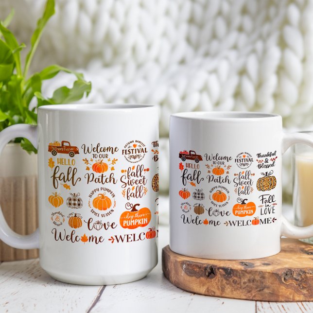Mug Bon thanksgiving d'automne (Créateur téléchargé)