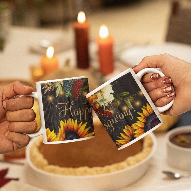 Mug Bon thanksgiving de moisson d'automne de Thanksgiv (Créateur téléchargé)
