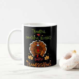 Mug Bon thanksgiving Turquie Avec Un Masque Merci