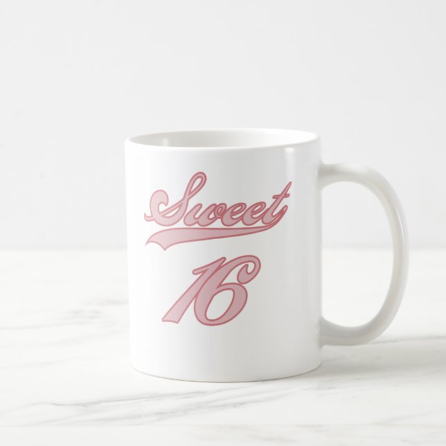 Mug Bonbon 16 à rose de style de base-ball (Droite)