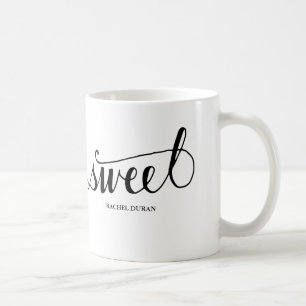 Mug bonbon à calligraphie