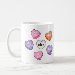 Mug Bonbon Coeur anti-Valentin