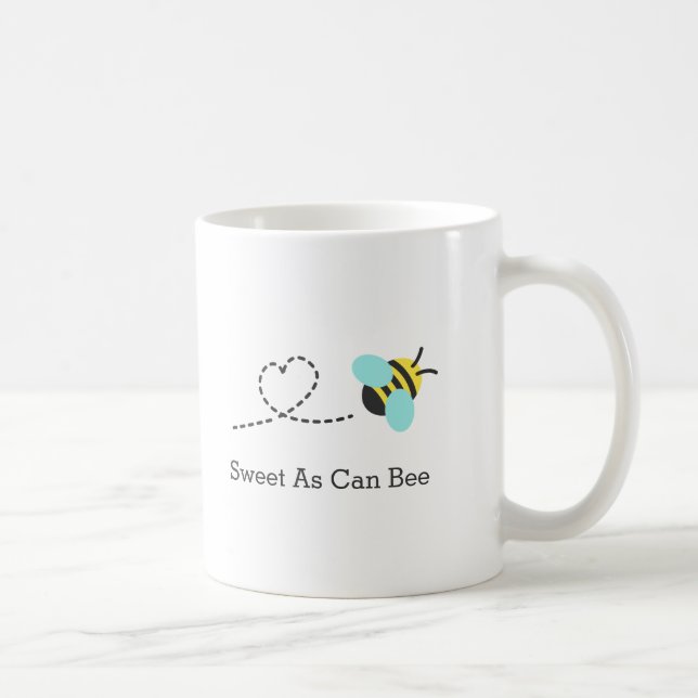 Mug Bonbon de même que peut abeille, abeille de (Droite)