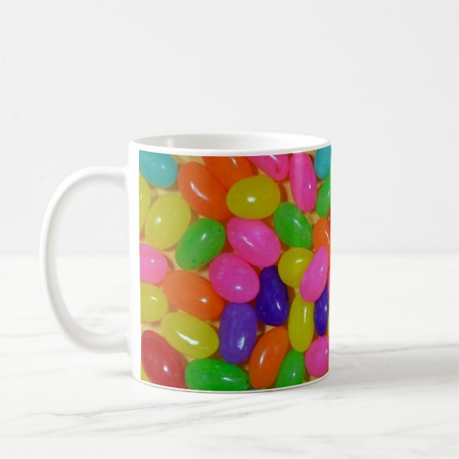 Mug Bonbons de jellybean colorés (Gauche)