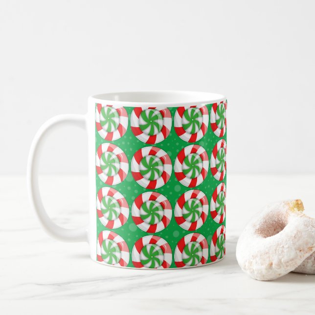 Mug Bonbons de Noël (Avec donut)