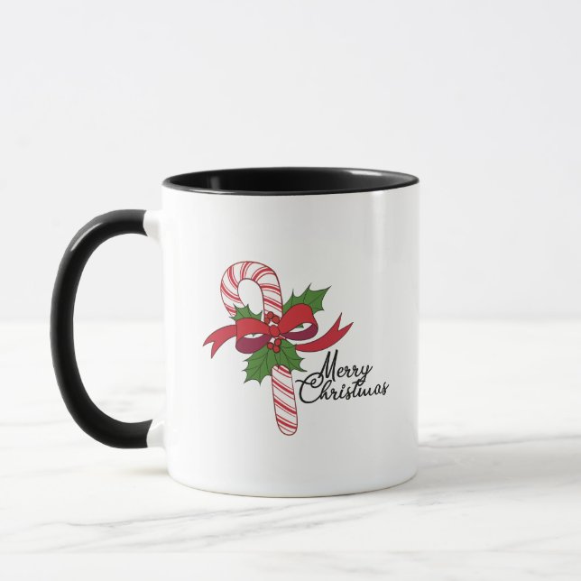 Mug Bonbons de Noël Canne à sucre (Gauche)