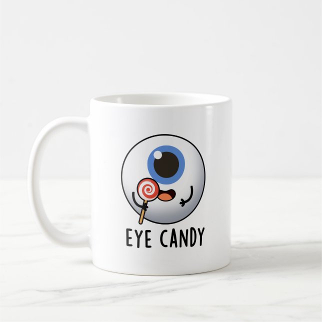Mug Bonbons pour yeux amusant jeu d'yeux (Gauche)