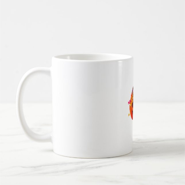Mug Bonbons sucrés citrouille Halloween Chat noir Jack (Gauche)
