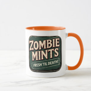Mug Bonbons Zombie Frais jusqu'à la Mort Horreur Rétro