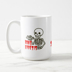 Mug Bone Appétit – Service de bonbons squelette
