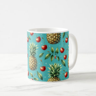 Mug Bonheur Ananas Cerise