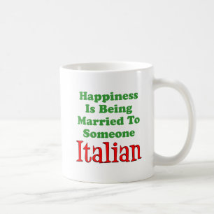 Mug Bonheur Marié à quelqu'un d'italien