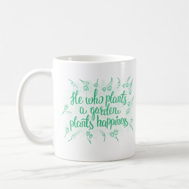 Mug Bonheur plante (Gauche)