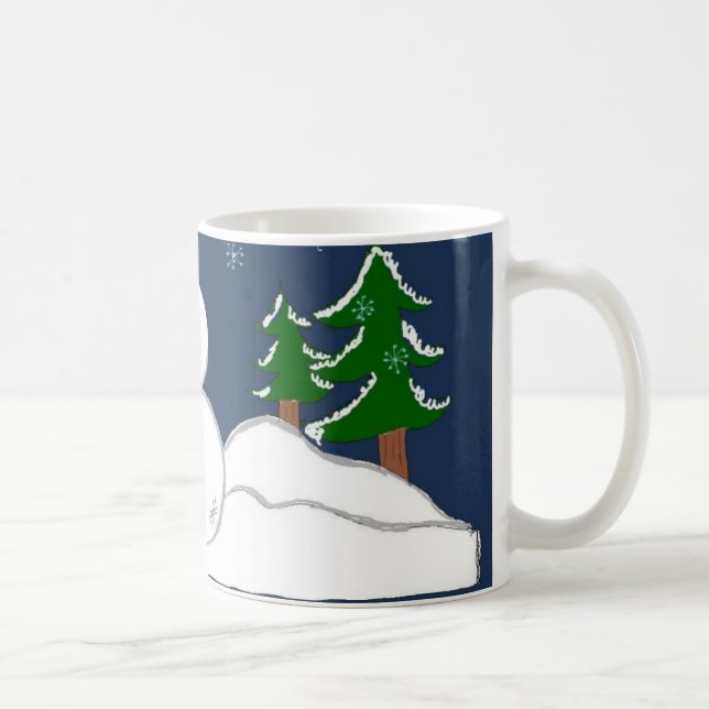 Mug Bonhomme de neige à assembler (Droite)