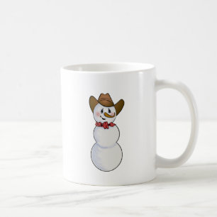 Mug Bonhomme de neige de cowboy avec le Bandana rouge