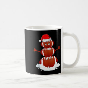 Mug Bonhomme de neige de football Xmas Fête Srts Joueu